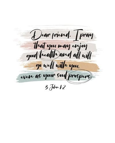 prosper and good health